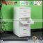 Under desk small drawer cabinet Helmer six drawer mobile filing cabinet