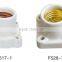 edison screw shell type of ceramic porcelain lamp holder / lamp socket e27 e27