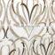 flower design natural stone waterjet marble mosaico