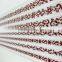 Festival Mood Epoxy Ribbon Sticker, X'mas Season Foil Sticker, Foil Epoxy Ribbon Sticker in Red