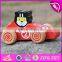 2017 New design kids funny animals wooden toy cars W04A333
