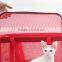 Breathy mesh dog carrier handbag for picnic