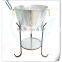 galvanized tub large ice bucket with stand metal ice bucket