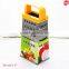 8 inch 4 side grater Plastic Handle Stainless Steel Grater HH0073