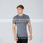 The factory price popular summer hot style sportswear fitness custom logo mens seamless short sleeve t shirt