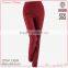 Factory high quality and best price women hot sale summer autumn high waist tight slim red elegant long pants