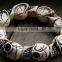 Halloween white ghost design link chain bracelets creative pumpkin lamp chain bracelets for promotional gifts 2016