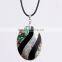 Latest natural paua shell pendant necklace paua abalone shell necklace wholesale sea shell necklace