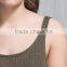 New model ladies loose knitted open back tank top dress girl beach dress
