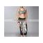 OEM Customized printing dri fit women's sport outfit compression sport bras yoga