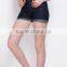 EY0583P Hot Sale Women High Waist Denim Shorts With Hem 2016