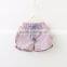 Wholesale summer solid color hot sale baby girl cotton shorts