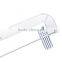 Plastic Clear Suit Hanger with Metal Clips