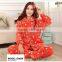 Type Simple Design High Quality Thick Polyester Fleece Bathrobe for Women