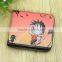 Japanese Cartoon One Piece Luffy Zipper Folding Purse Anime Wallet For Adult