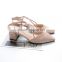 B22559A Latest design sexy bandage suede low-heeled shoes women shoes