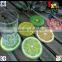 Fruit Slice Silicone Drink Coaster 9x9cm (3.5") Novelty Design