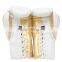 metallic leather boxing gloves