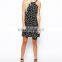 CHEFON High neck daisy women printed dresses