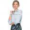New desing woman lady form office blouse for women uniform