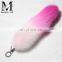 Dyed Color Big Fur Factory Wholesale Small Fox Tail Keychain