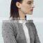 cotton blend fabric buttoned cable knit finish women sweater