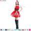 Christmas mommy and daughter dresses set cosplay santa claus costume