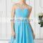 Wholesale Sweetheart Light Blue Beadings Chiffon Cap Sleeve Cocktail Dress CL7536-1