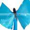 BestDance Egyptian Egypt Belly Dance Sexy Bifurcate Open on the Back White Isis Wings With no Sticks