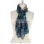 Factory Price Burnout Print Velvet Square Scarf Neck Wear For Mid-aged Women
