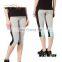 New style color block short running pants slimming sport pants for women