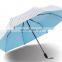 High Quality Fully Automatic Women Umbrella Beautiful Rose Eiffel Tower Painting Foldable Umbrellas CJUB-012