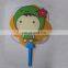 0.6mm pp hand fan designs both sides printing