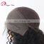 Grade 8a Kinky Curl Natural Color For Black Woman Glueless Virgin brazilian Human Hair Lace Frontal Wig