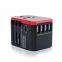 Newest Type C 3.0A fast USB chargers 8A Fuse Portable World Travel Adapter 5V Adaptor Multi Plug Outlet