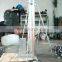 6m silver white color telescopic mast by motor driven