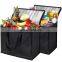 XL Insulated Reusable Grocery Bags Foldable Washable Heavy Duty Stands Upright Completely Reinforced