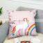 Custom Digital print unicorn throw pillow case cover