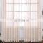 New Design Rod Pocket Pom Pom Sheer Fancy Voile Sheer Fabric Curtain