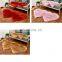 Wholesale white color round faux plush fur rug