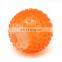 high durable teeth grinding and squeaky whistle dog toy ball