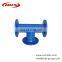 DI Ductile Cast Iron All Flanged Red Tee Pipe Fitting