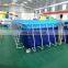 Wholesale Movable Rectangular Steel Metal Frame Swimming Pool Above Ground Metal Frame Pool