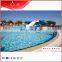 Amusement Slide Water Park 4 Lanes Colorful Rainbow for Youth