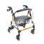 Elderly adult folding aluminum walker rollator for elderly