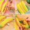 Fashion Novelty Silicone Portable Banana Coin Pencil Case Purses Bag