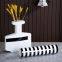 Nordic Modern Simple Art Glaze White Black Ceramic Flower Pot Vase For Hotel Decor