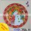 Decal Glass Plate In Round Shape