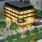 Architectural model with mini figure people  interior scale building model
