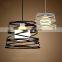 Art Design Brief Black Metal Pendant Light E27 Decorative